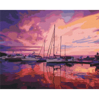 Рожевий світанок в яхтклубі