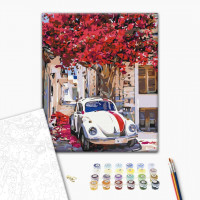 Авто на квітучій вулиці