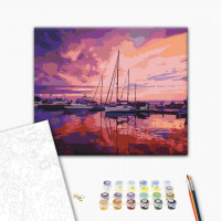 Рожевий світанок в яхтклубі Рожевий світанок в яхтклубі