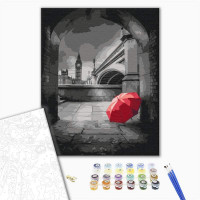 Червона парасолька під Біг-Беном