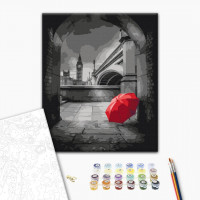 Червона парасолька під Біг-Беном