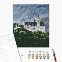 Краєвид на Нойшванштайн Краєвид на Нойшванштайн