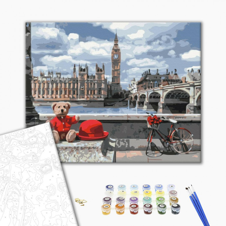 Ведмедик-мандрівник в Лондоні