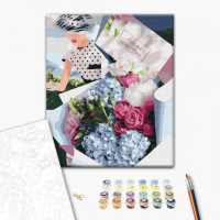 Букет для ретро леді