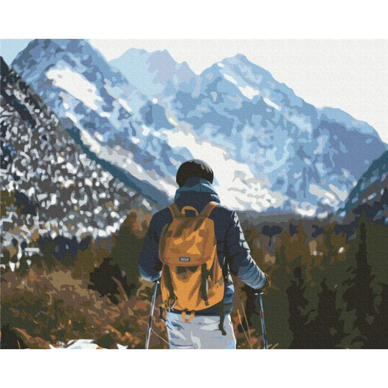 Мандрівник в горах