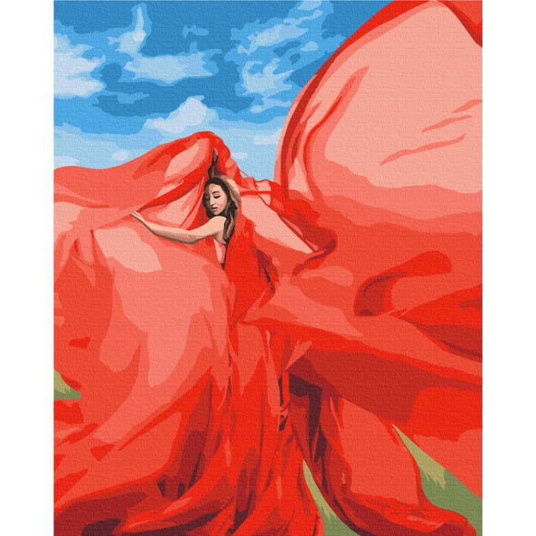 Жінка в червоному © Lana Musienko