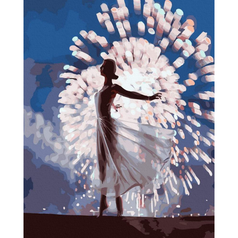 Балерина в сяйві вогнів