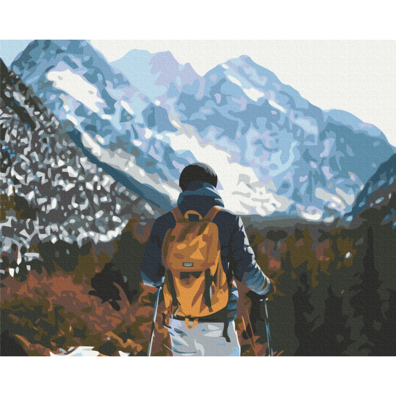 Мандрівник в горах