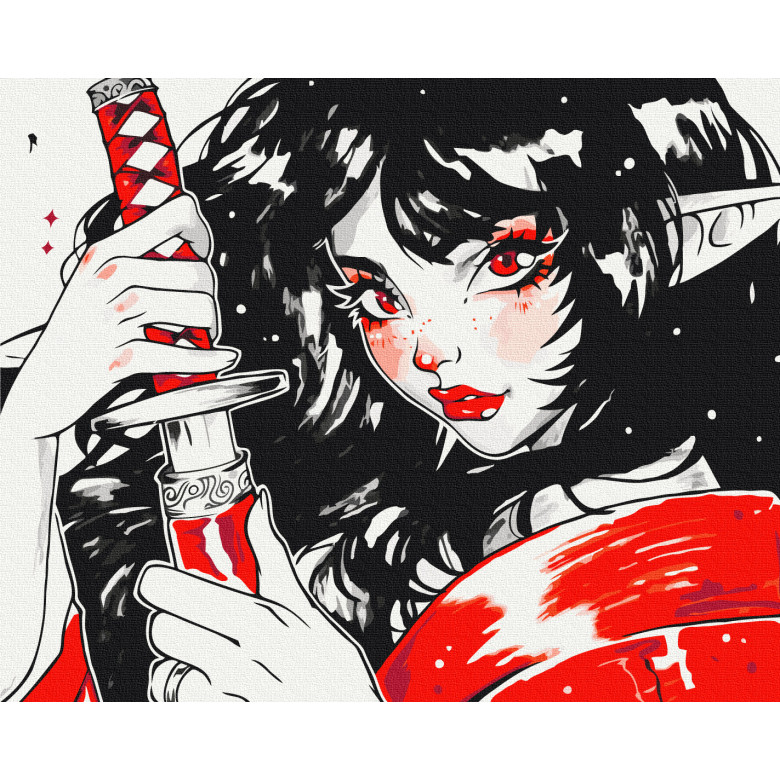 Червона катана @ nila_art_art