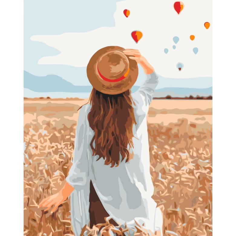 Мандрівниця в житньому полі © Lana Musienko