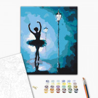 Балерина в світлі ліхтарів