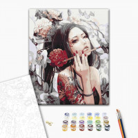 Дівчина з татуюванням дракона