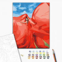 Жінка в червоному © Lana Musienko