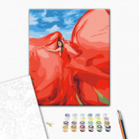 Жінка в червоному © Lana Musienko