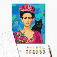 Фріда з кішкою Фріда з кішкою