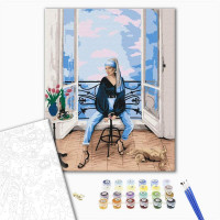 Сучасна дівчина з перловою сережкою © Viktoriya Kovalenko