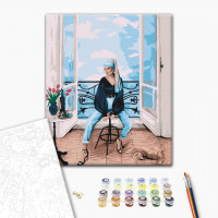 Сучасна дівчина з перловою сережкою © Viktoriya Kovalenko