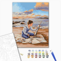 Намальований захід © Mykhailyshyna Daria Намальований захід © Mykhailyshyna Daria