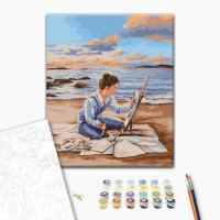 Намальований захід © Mykhailyshyna Daria Намальований захід © Mykhailyshyna Daria