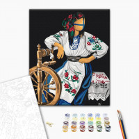 Мотанка з прялкою ©Valeriya Macarenco Мотанка з прялкою ©Valeriya Macarenco