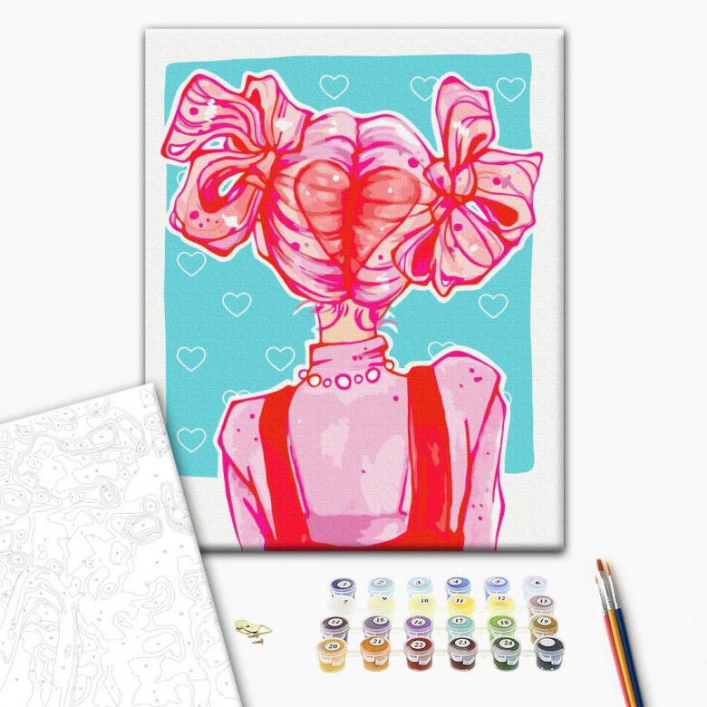 Рожевий образ @ nila_art_art