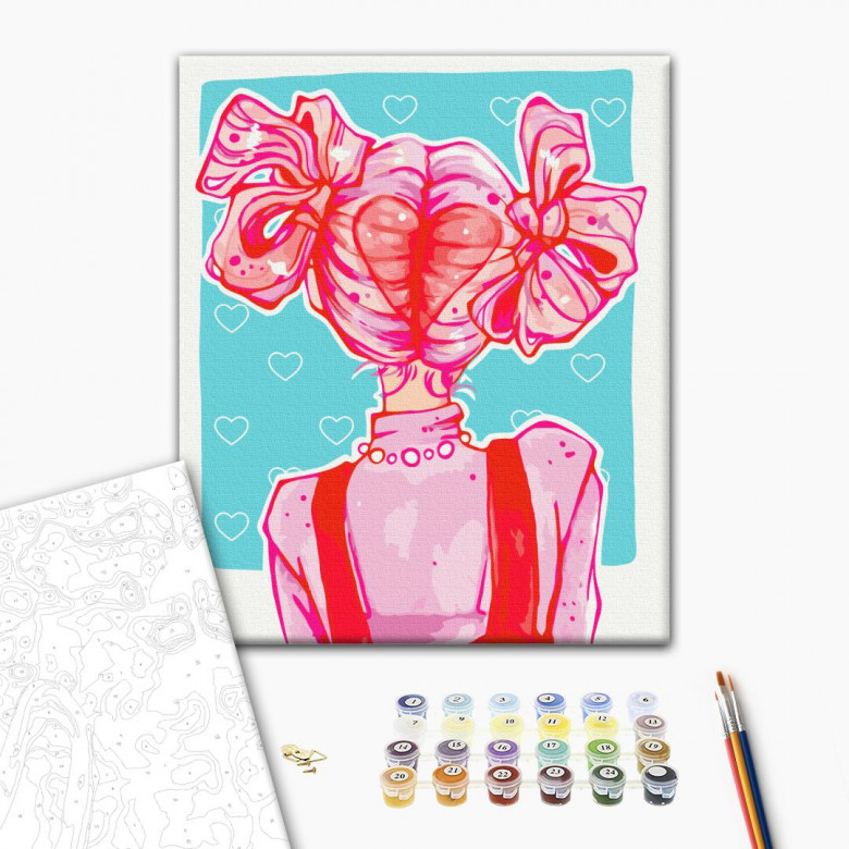 Рожевий образ @ nila_art_art