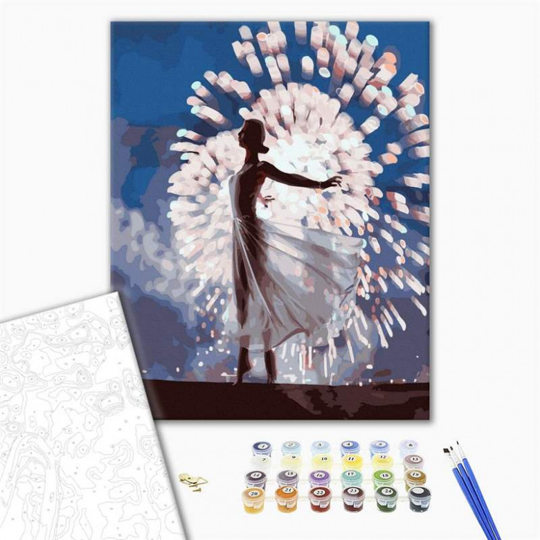 Балерина в сяйві вогнів