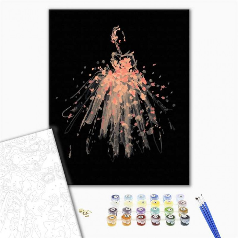 Ескіз квітучої сукні