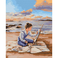 Намальований захід © Mykhailyshyna Daria