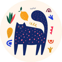 Синій мур (Розмір M)