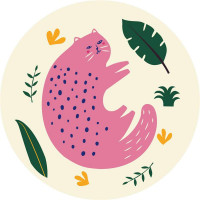 Рожевий мур (Розмір M)