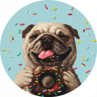 Pugalicious другий © Lucia Heffernan (Розмір L)