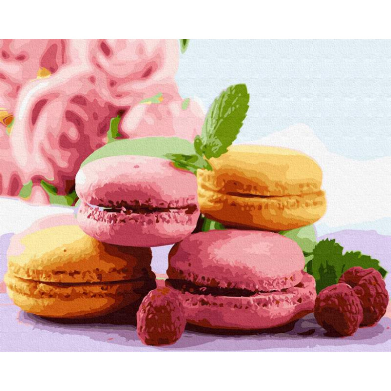 Барвисті макаруни