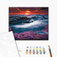 Захід біля водопаду