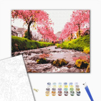 Річка у сакури Річка у сакури