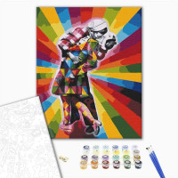 Поцілунок поп-арт Поцілунок поп-арт