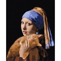 Дівчина з рудим котиком