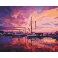 Рожевий світанок в яхтклубі