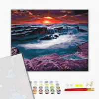 Захід біля водопаду