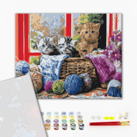 Кошенята в кошику Кошенята в кошику