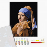 Дівчина з рудим котиком