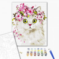 Здивована киця