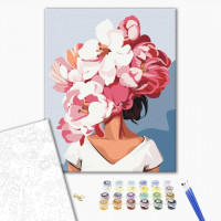 Піони в блакиті