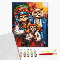 Сімя котиків-козаків ©Маріанна Пащук Сімя котиків-козаків ©Маріанна Пащук