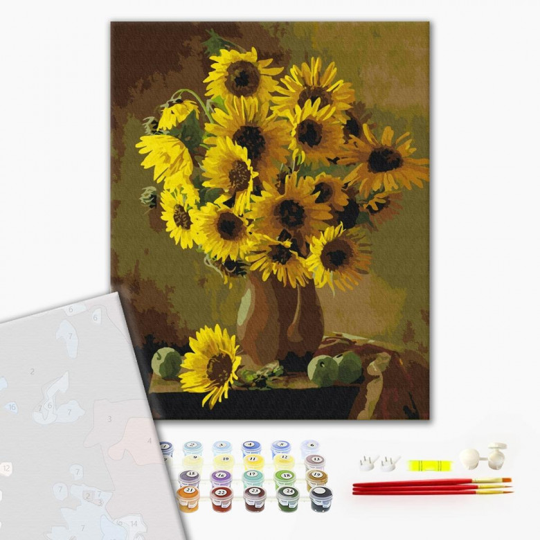 Жовтогарячі соняхи