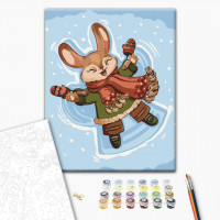 Сніговий зайчик ©Лазаренко Олена