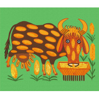 Корова отака дасть п'ять тисяч літрів молока © Maria Prymachenko