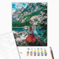 Мандрівниця біля озера Мандрівниця біля озера