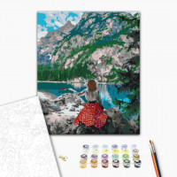 Мандрівниця біля озера Мандрівниця біля озера