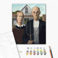 «Американская готика», Грант Вуд